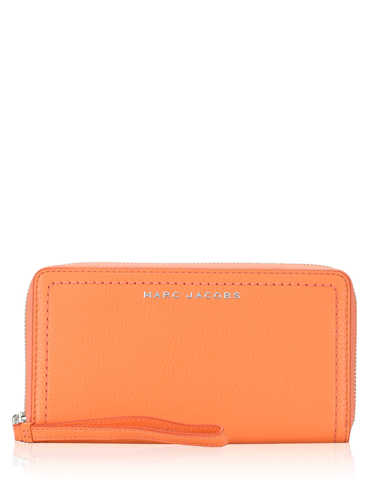 S104L01FA21 The Groove Leather Continental Zip Wallet Melon
