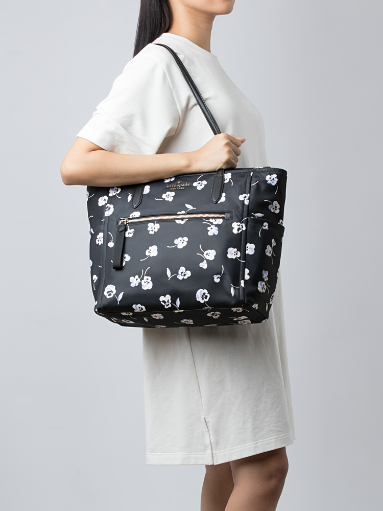 The Little Better Pans Chelsea Large Tote Black Multi