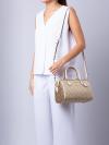 CH486 Signature Rowan Blocked Satchel Light Khaki Multi