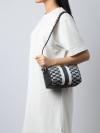 Signature Cooper Stripe Mini Duffle Crossbody Black Multi