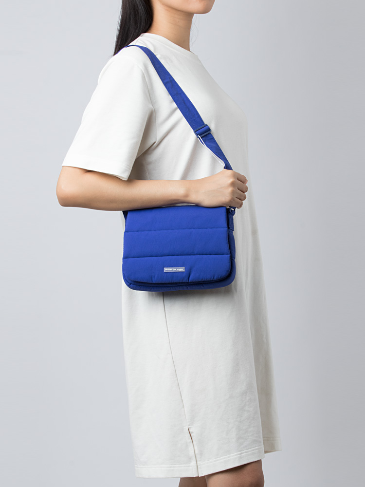 Poofy Shoulder Bag Cobalt
