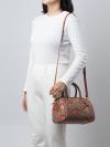CH511 Signature Strawberry Rowan Satchel Bag Khaki Multi