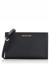 Sheila Saffiano Small Top Zip Crossbody Bag Black