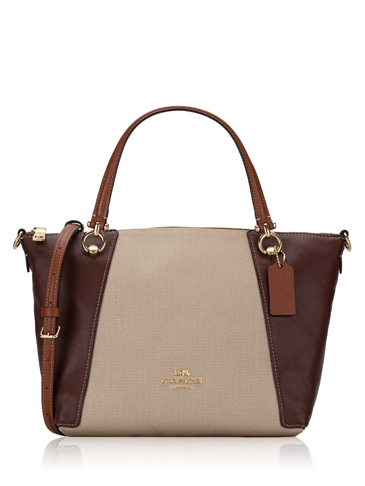 CH544 Kacey Satchel Natural Multi