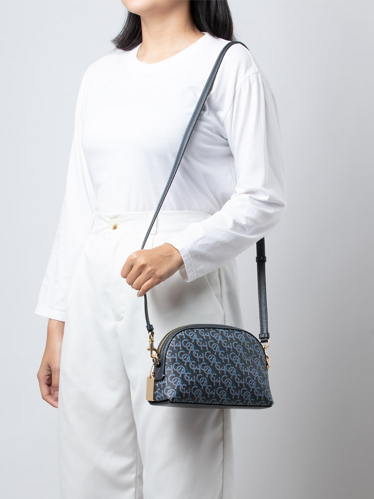 CF343 Monogram Madi Crossbody Navy