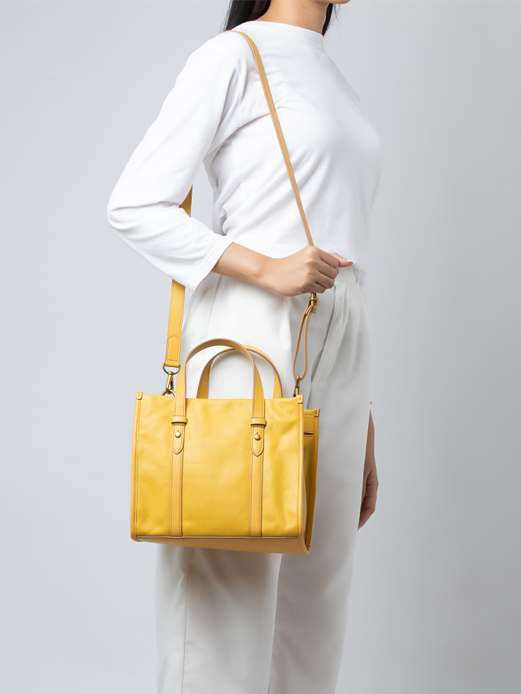 SHB2741763 Kingston Satchel Ochre