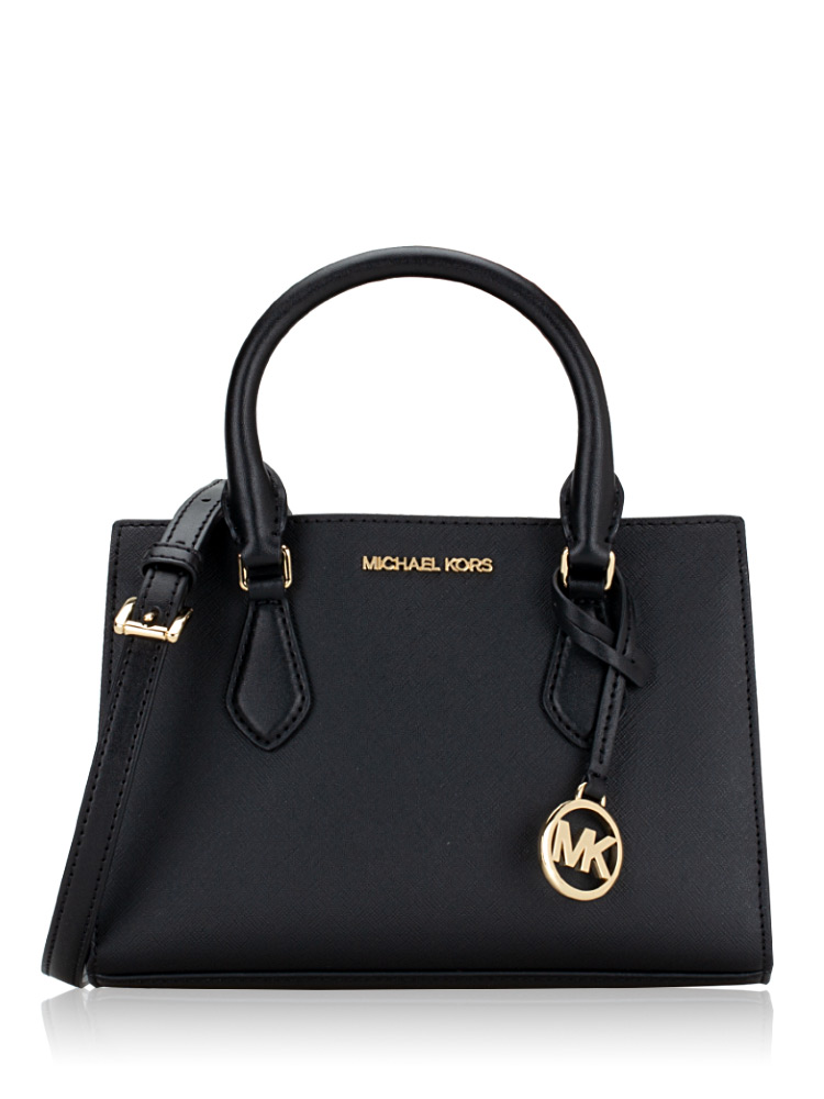 Sheila Saffiano Small Satchel Black
