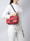LH2HZ283 Agyness Leather Shoulder Bag Crimson