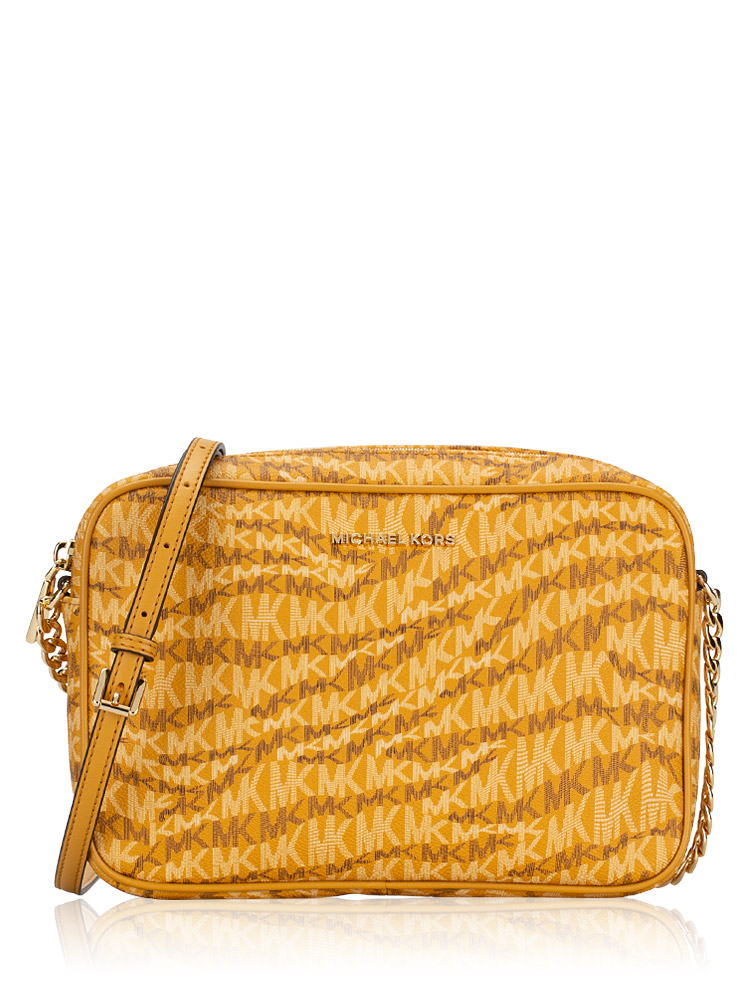 Jet Set Signature Large East West Crossbody Marigold