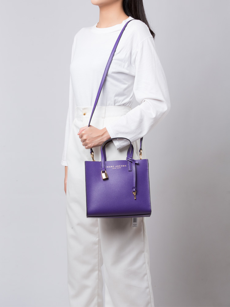M0015685 Mini Grind Tote Bag Heliotrope
