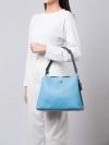 C2590 Willow Colorblock Shoulder Bag Black Pool Multi