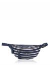 Chelsea Nylon Stripe Belt Bag Parisian Navy