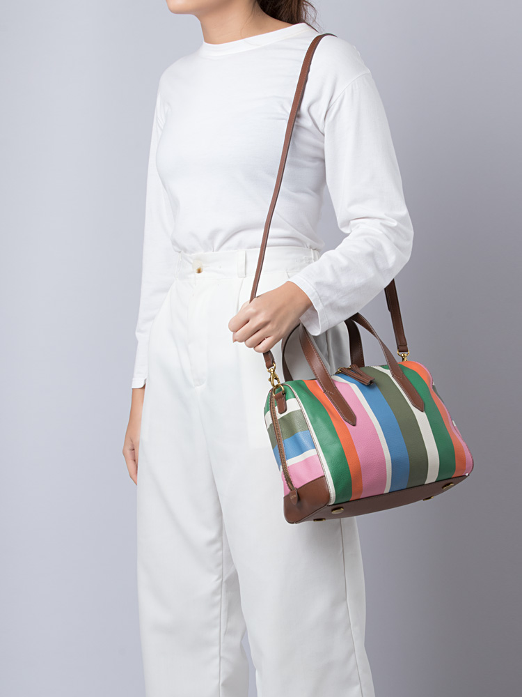 SHB3114875 Sydney Satchel Colorful Stripes