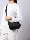 Chelsea The Little Better Nylon Crossbody Black Gold