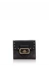 CF471 Signature Morgan Colorblock Rivets Wallet Brown Black Multi