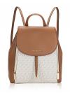 Signature Phoebe Flap Medium Backpack Vanilla