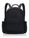 Ella Nylon Double Zip Backpack Black
