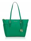 Charlotte Large Zip Tote Palmetto Green