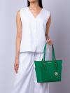 Charlotte Large Zip Tote Palmetto Green
