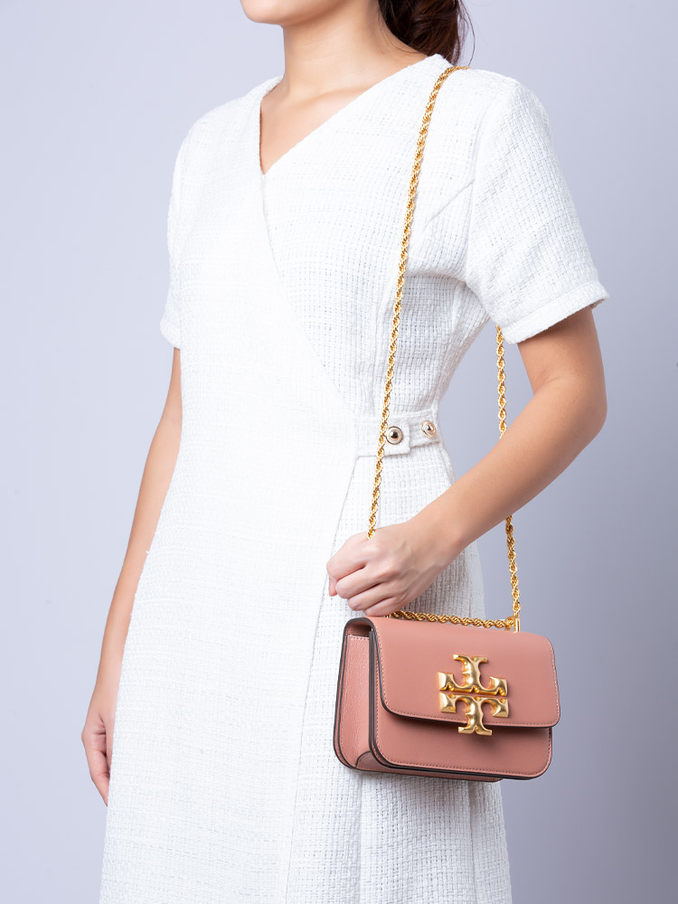 Eleanor Textured Small Convertible Shoulder Bag Meadowsweet