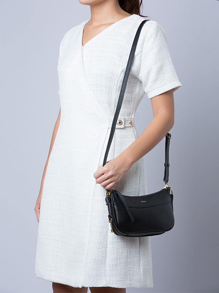 SHB3119001 Skylar Baguette Black