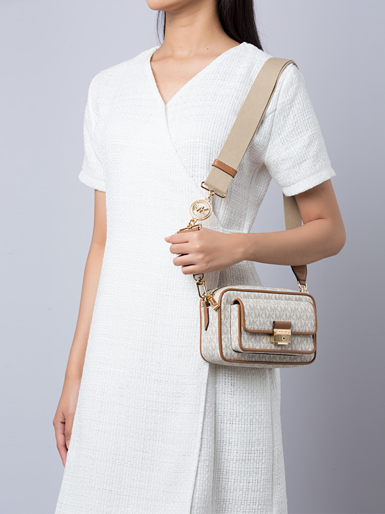 Bradshaw Signature Medium Camera Bag Vanilla Acorn