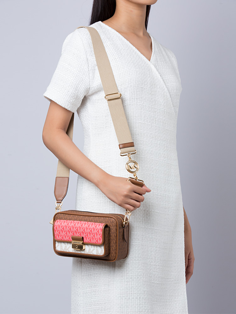 Signature Bradshaw Medium Pocket Camera Crossbody Dahlia Multi