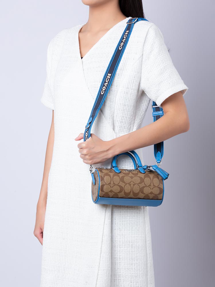 CB874 Signature Lacey Crossbody Khaki Racer Blue