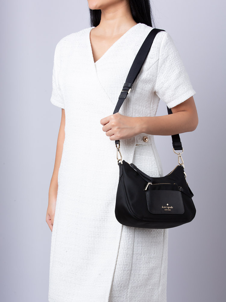 Chelsea Nylon Crossbody Black