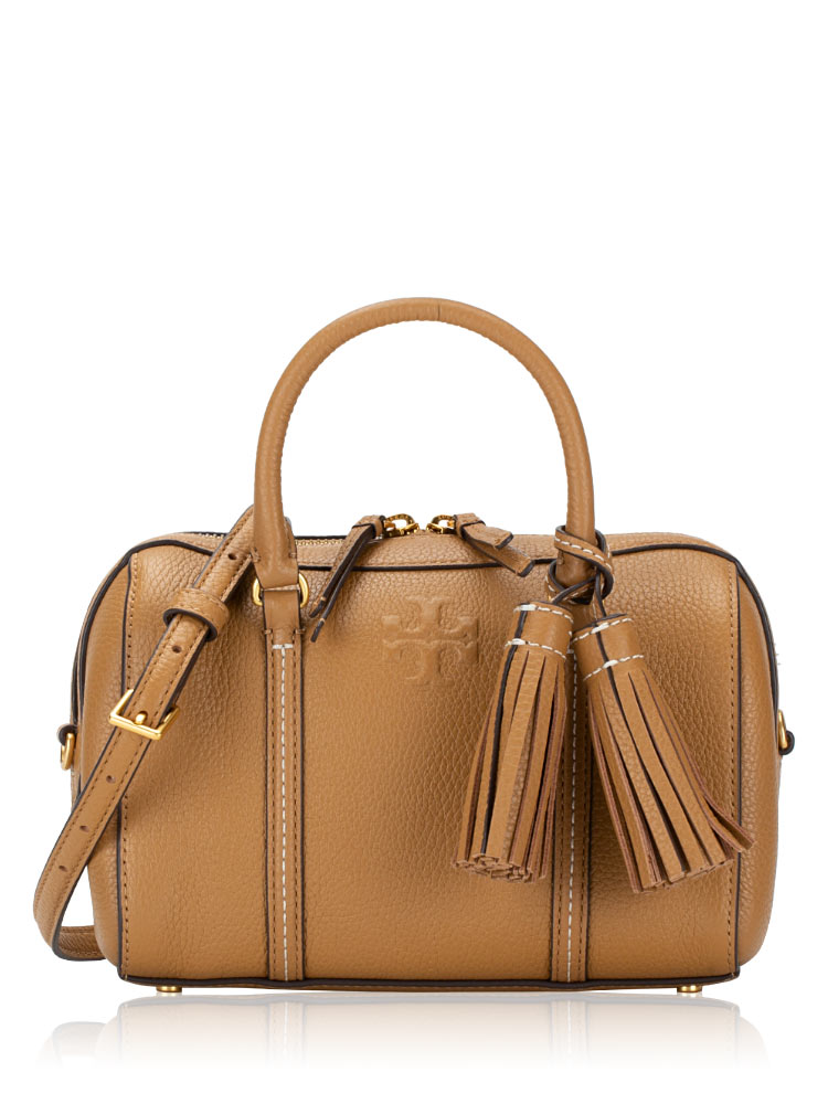 Thea Mini Leather Satchel Tiramisu