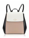 Madison Colorblock Flap Backpack Toasted Hazelnut Multi