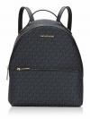 Signature Sheila Medium Front Pocket Backpack Black