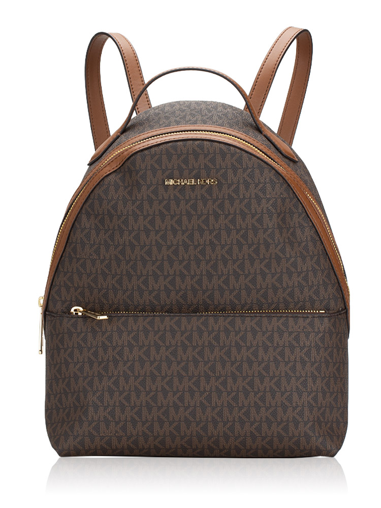 Signature Sheila Medium Front Pocket Backpack Brown