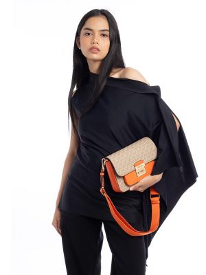 Signature Sloan Editor Medium Flap Messenger Poppy