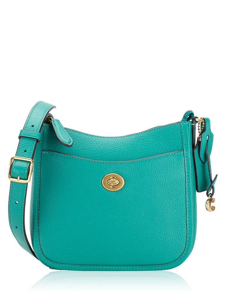 CC390 Chaise 19 Leather  Crossbody Bag Bright Green
