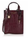 H017L01RE22 Micro Tote Croc Leather Crossbody Syrah