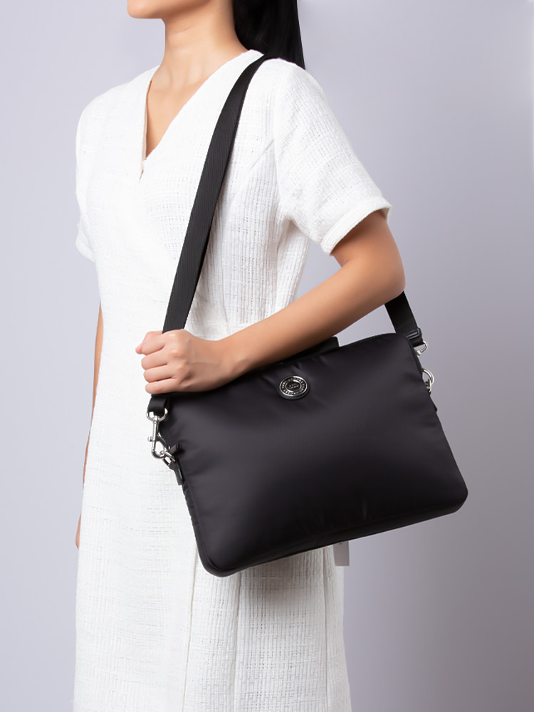 4S3SCP004S04 Nylon Laptop Bag Black