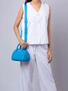 CM316 Sydney Crossgrain Satchel Electric Blue