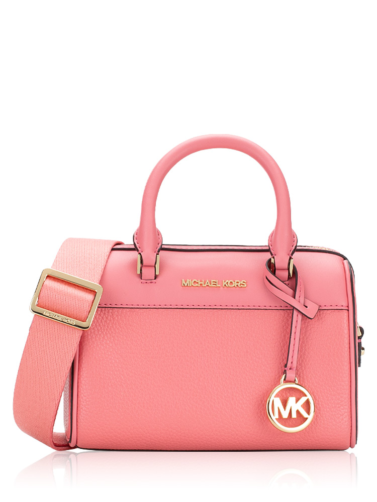 Travel Xs Duffle Leather Crossbody Tea Rosse