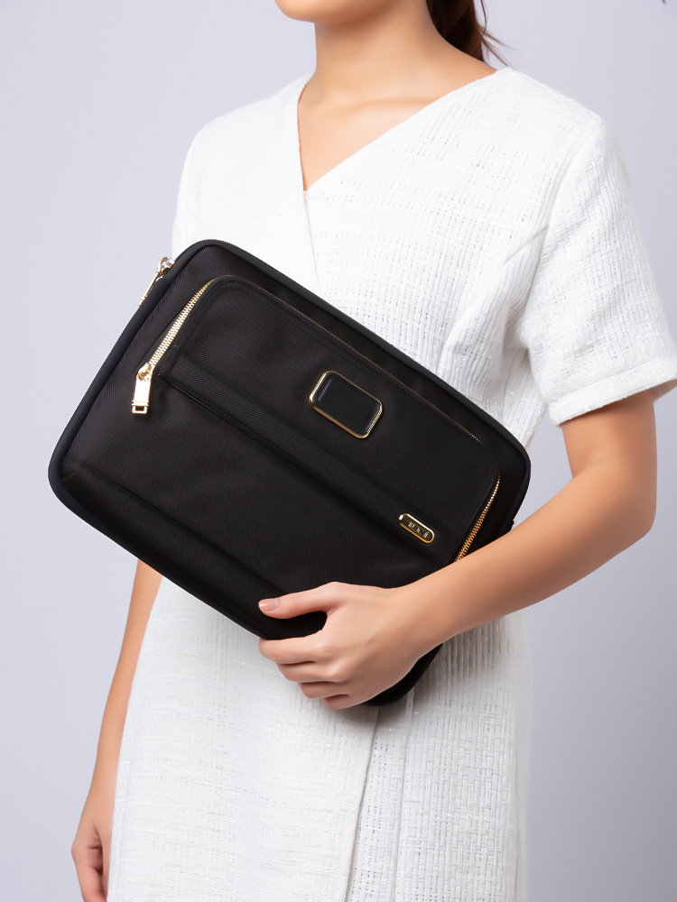 Alpha 3 Medium Laptop Cover Black Gold