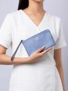 3888 Large Corner Zip Wristlet Periwinkle