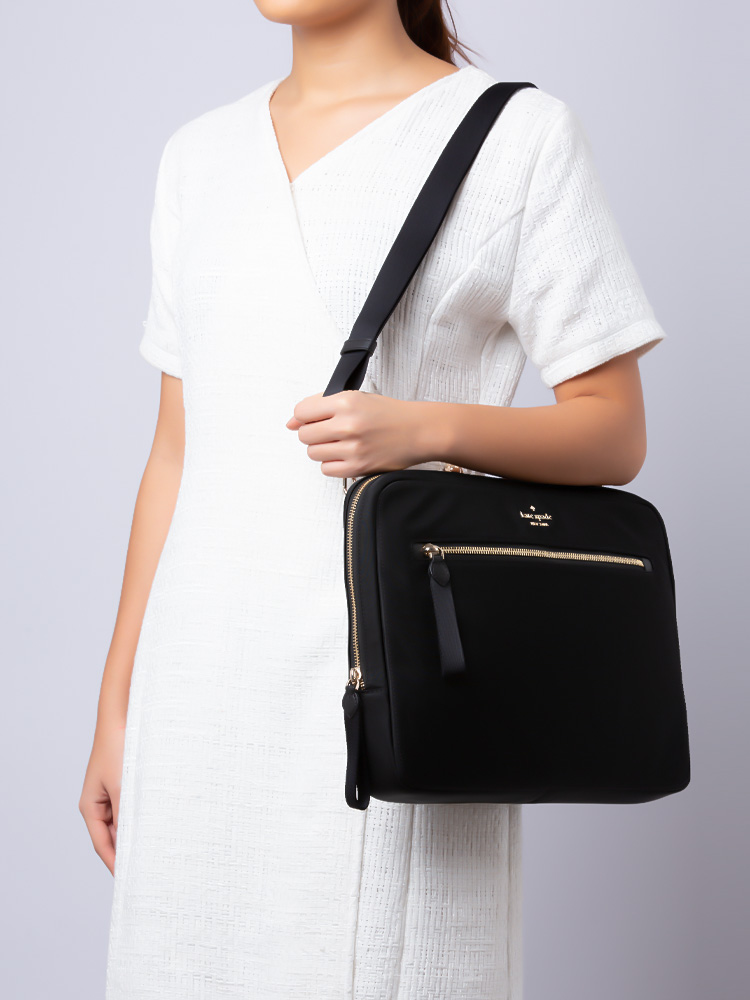 Chelsea Laptop Sleeve With Strap Black