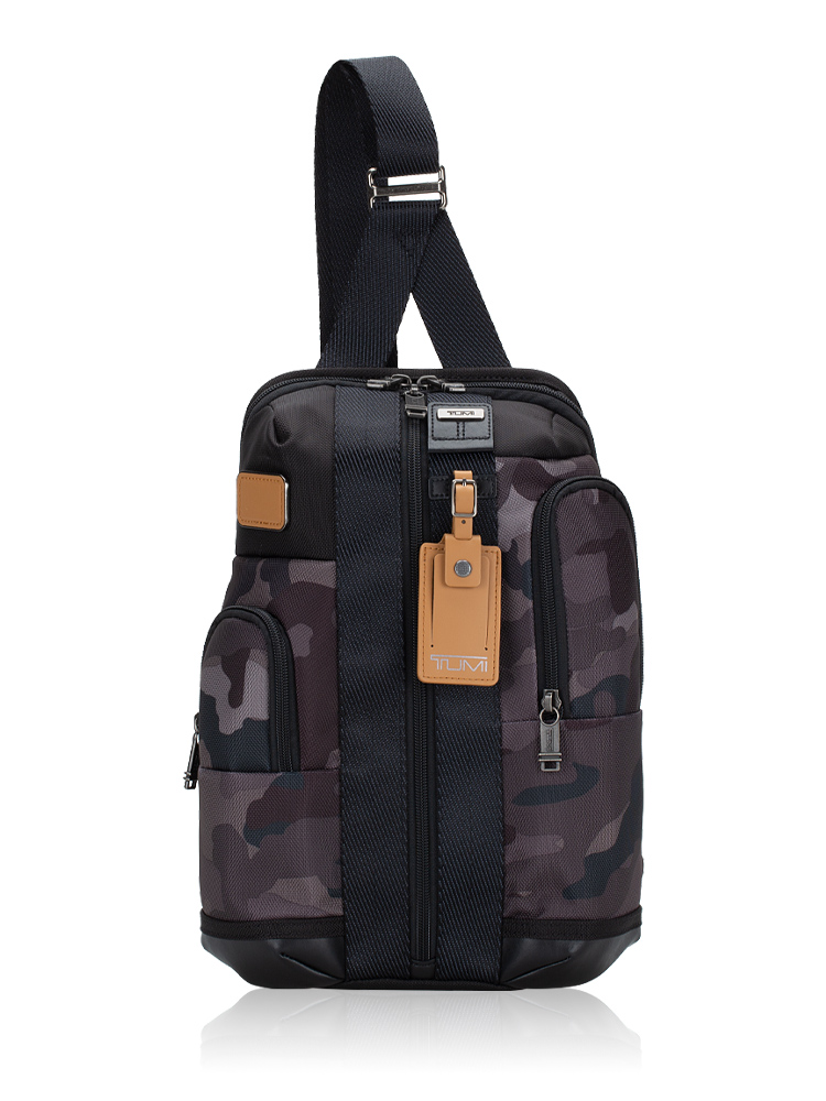Men Higgins Sling Pack Camo Army Black Tan