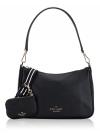 Rosie Leather Shoulder Bag Black