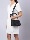 Rosie Leather Shoulder Bag Black