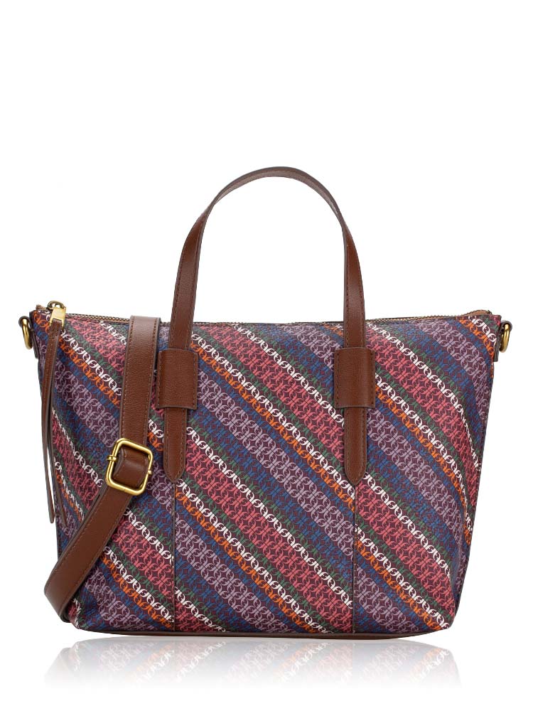 SHB2992844 Skylar Satchel Berry Stripe
