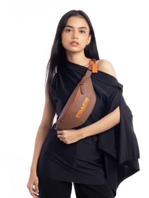 C6291 Charter 7 Leather Belt Bag Dark Saddle Canyon