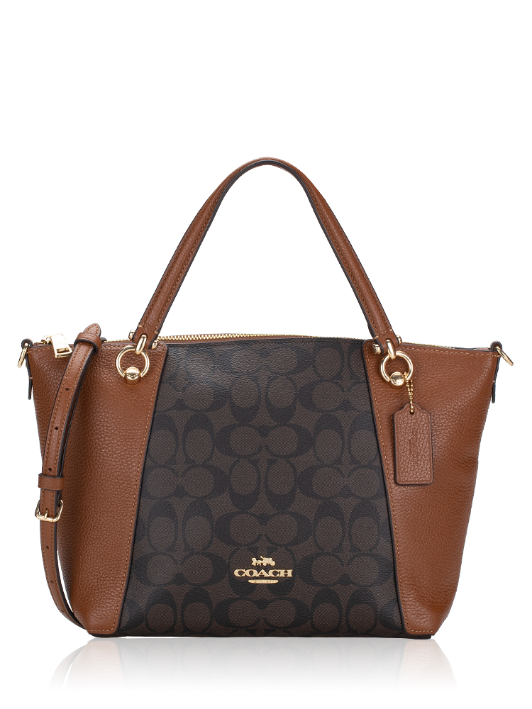 C6230 Signature Kacey Satchel Brown Redwood
