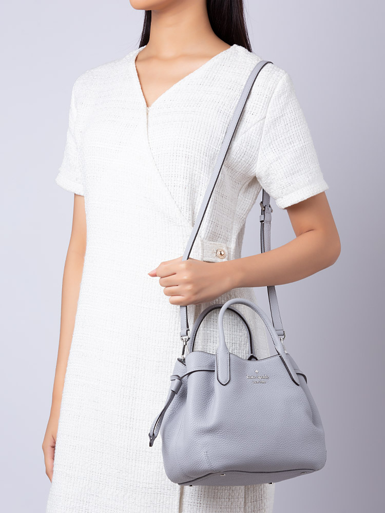 Dumpling Small Satchel Mountain Grey