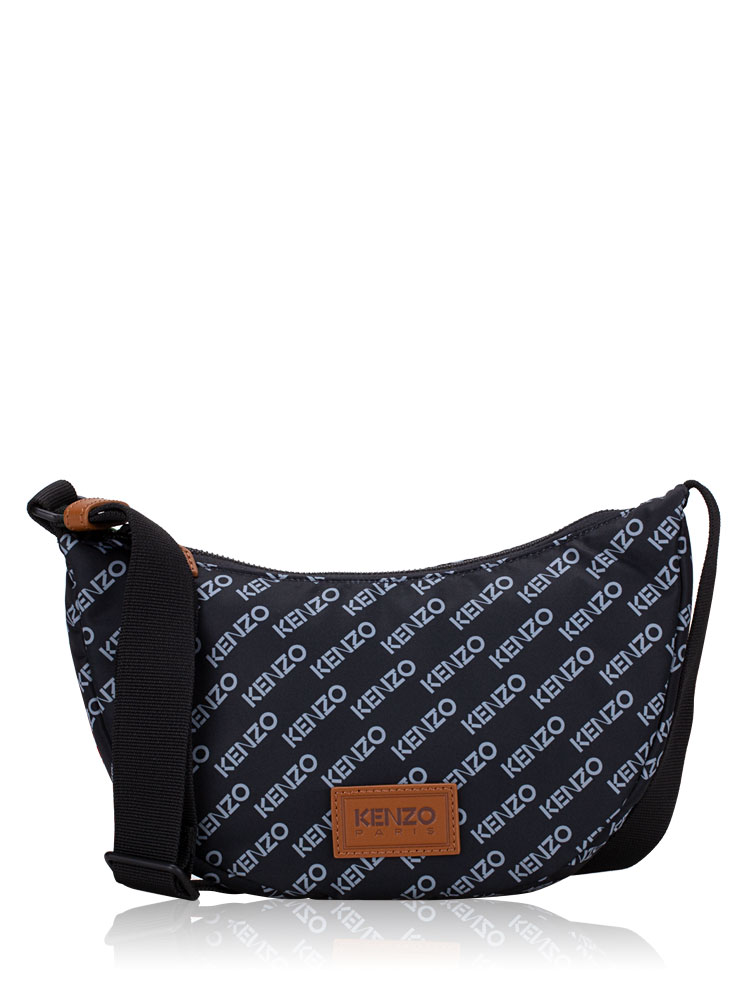 Monogram Sport Nylon Shoulder Bag Black